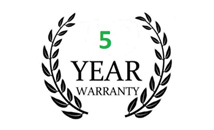 5yrs warranty